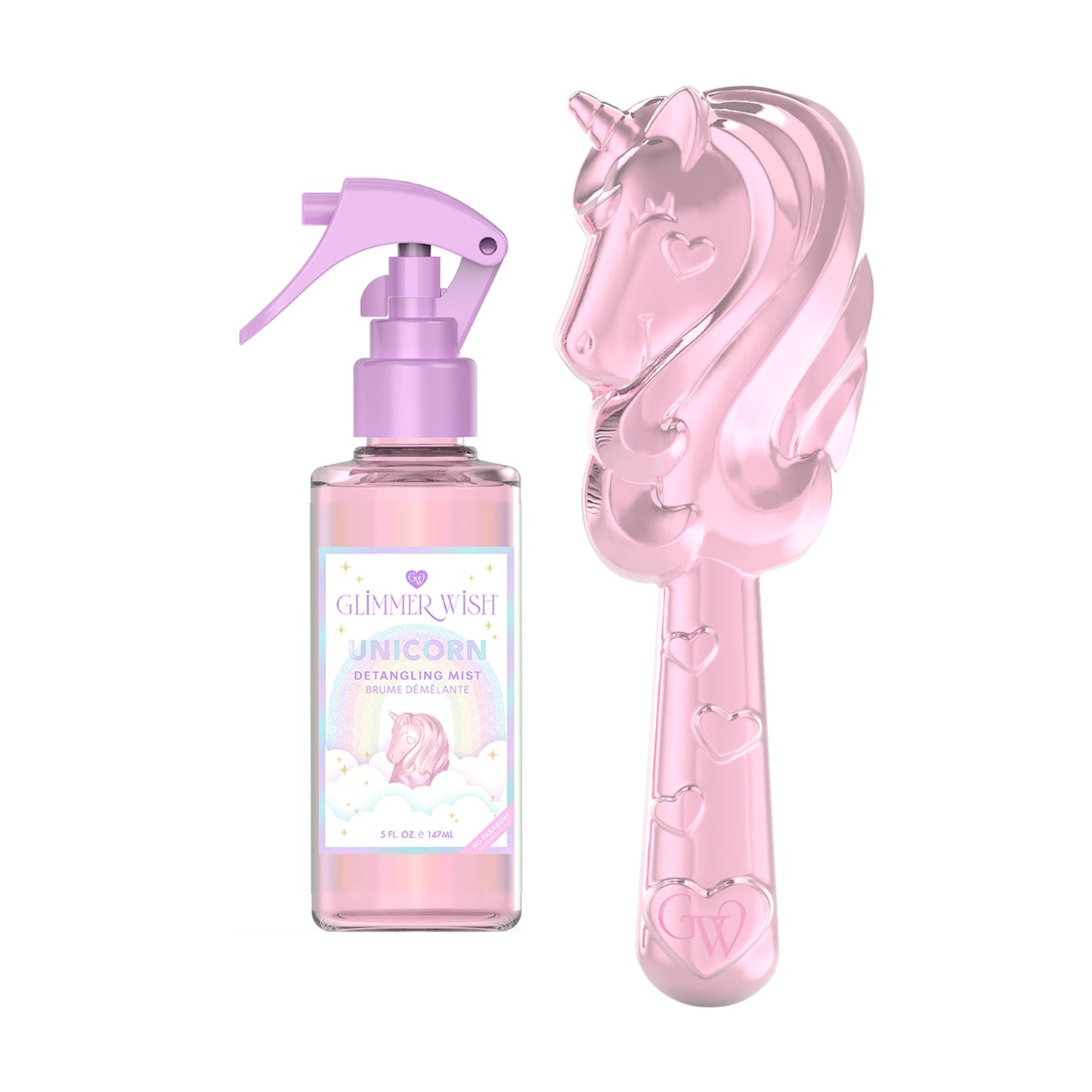Unicorn Hair Detangling Set