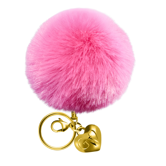 Birthday Cake Heart of Gold Charm & Poof
