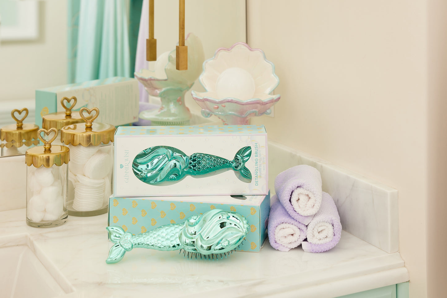 Mermaid Detangling Hair Brush