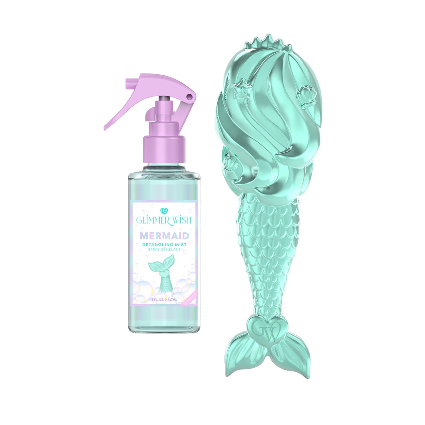 Mermaid Hair Detangling Set